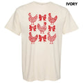 Valentine Chickens Comfort Colors T-Shirt Hoodie, Sweatshirt | CiraTrend.com