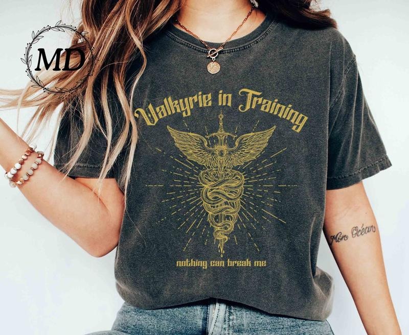 Valkyrie in Training tshirt, Nesta Archeron Acotar Crewneck, Sarah J Maas Merch, Lady Death Fan Gift, The Night Court,...