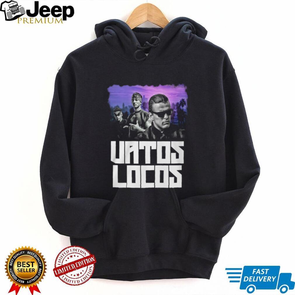 Vatos Locos Forever Blood In Blood Out Purple Sunset Graphic T Shirt