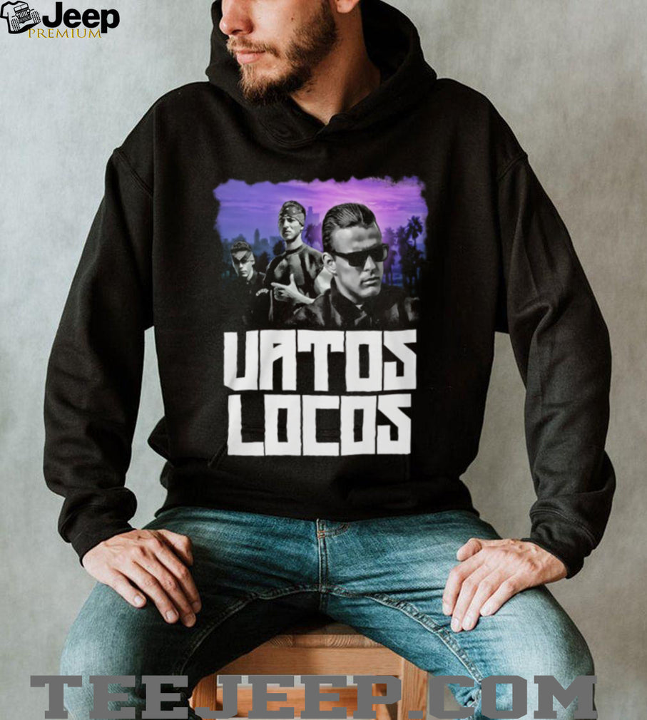 Vatos Locos Forever Blood In Blood Out Purple Sunset Graphic T Shirt