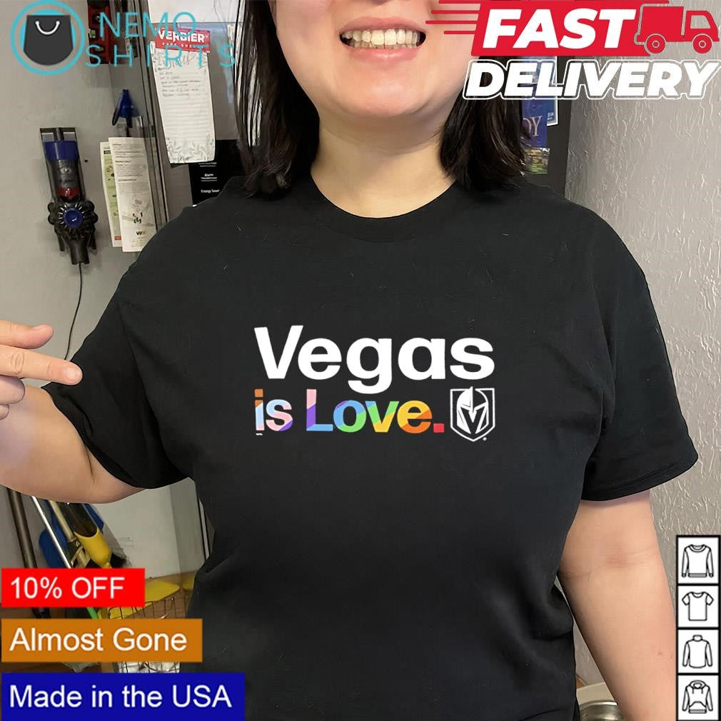 Vegas Golden Knights City LGBT Pride is love shirt