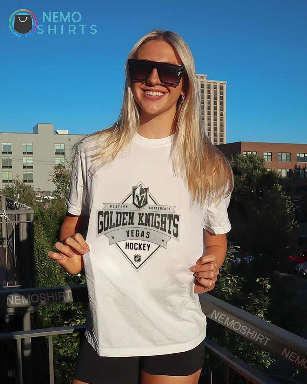 Vegas Golden Knights hockey Western Conference logo shirt