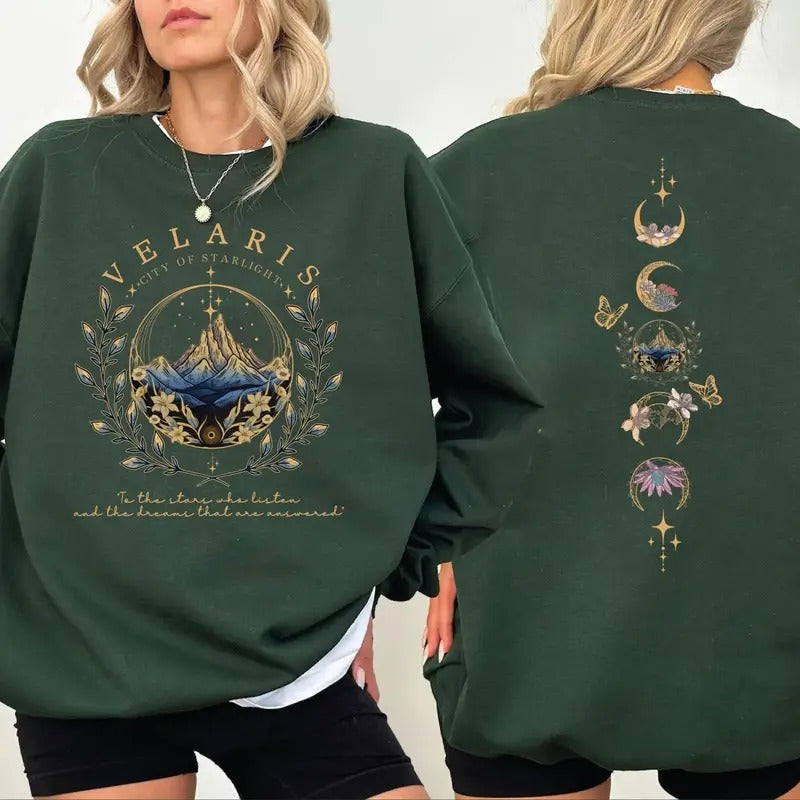 Velaris Sweatshirt and Hoodie, A Court of Thorns And Roses Sweatshirt, Acotar Sweatshirt T-Shirts | CiraTrend.com