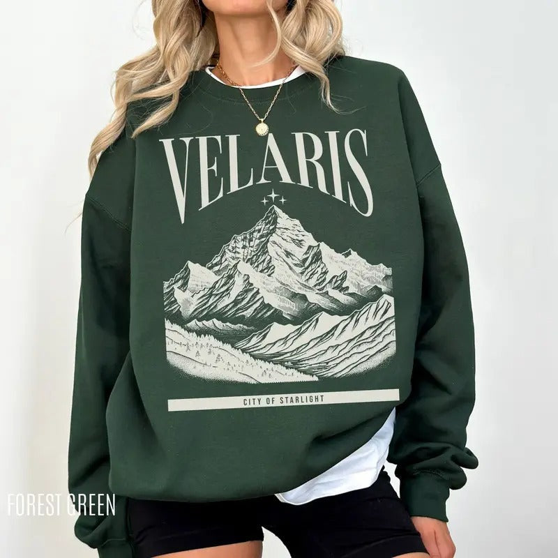 Velaris Sweatshirt, ACOTAR Sweatshirt, ACOTAR merch, bookish merch T-Shirts, Hoodie | CiraTrend.com
