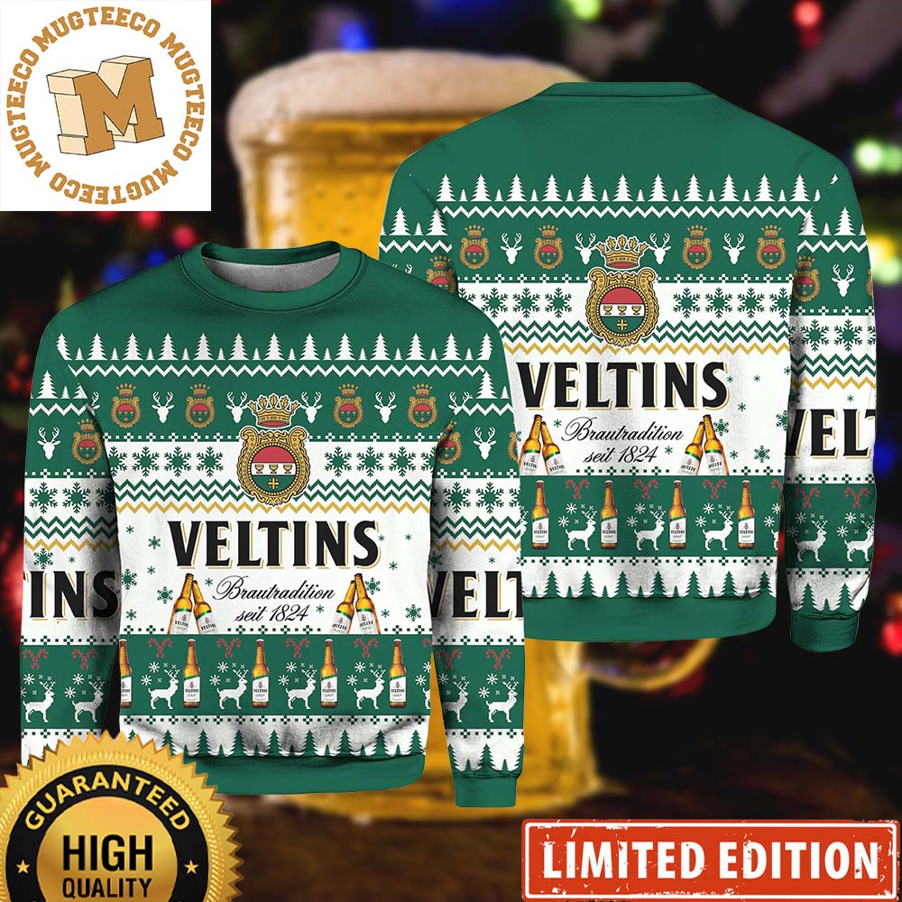 Veltins Brau Tradition Seit 1824 2023 Holiday Christmas Ugly Sweater