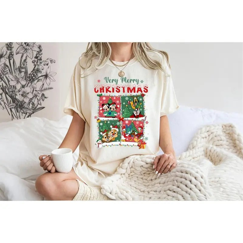 Very Merry Christmas Party 2023 Sweatshirt Tshirt, Walt Christmas Shirt, Magic Kingdom Christmas Shirt, Wdw Christmas...