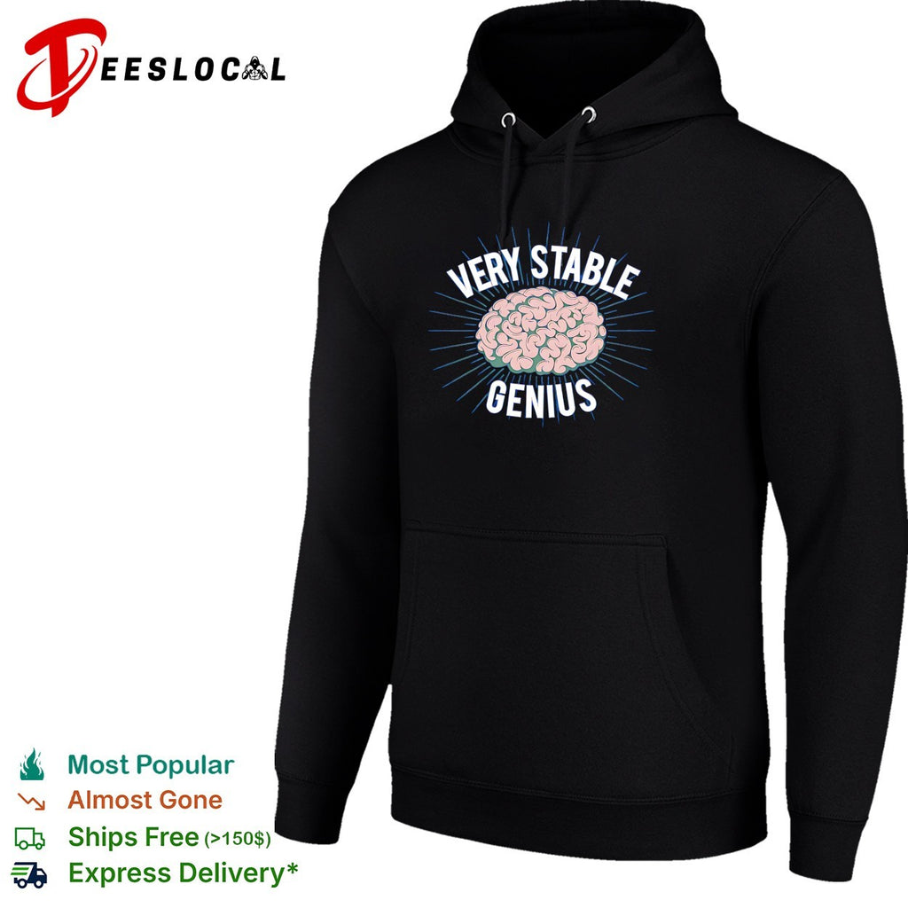 Very stable genius pink brain shirt