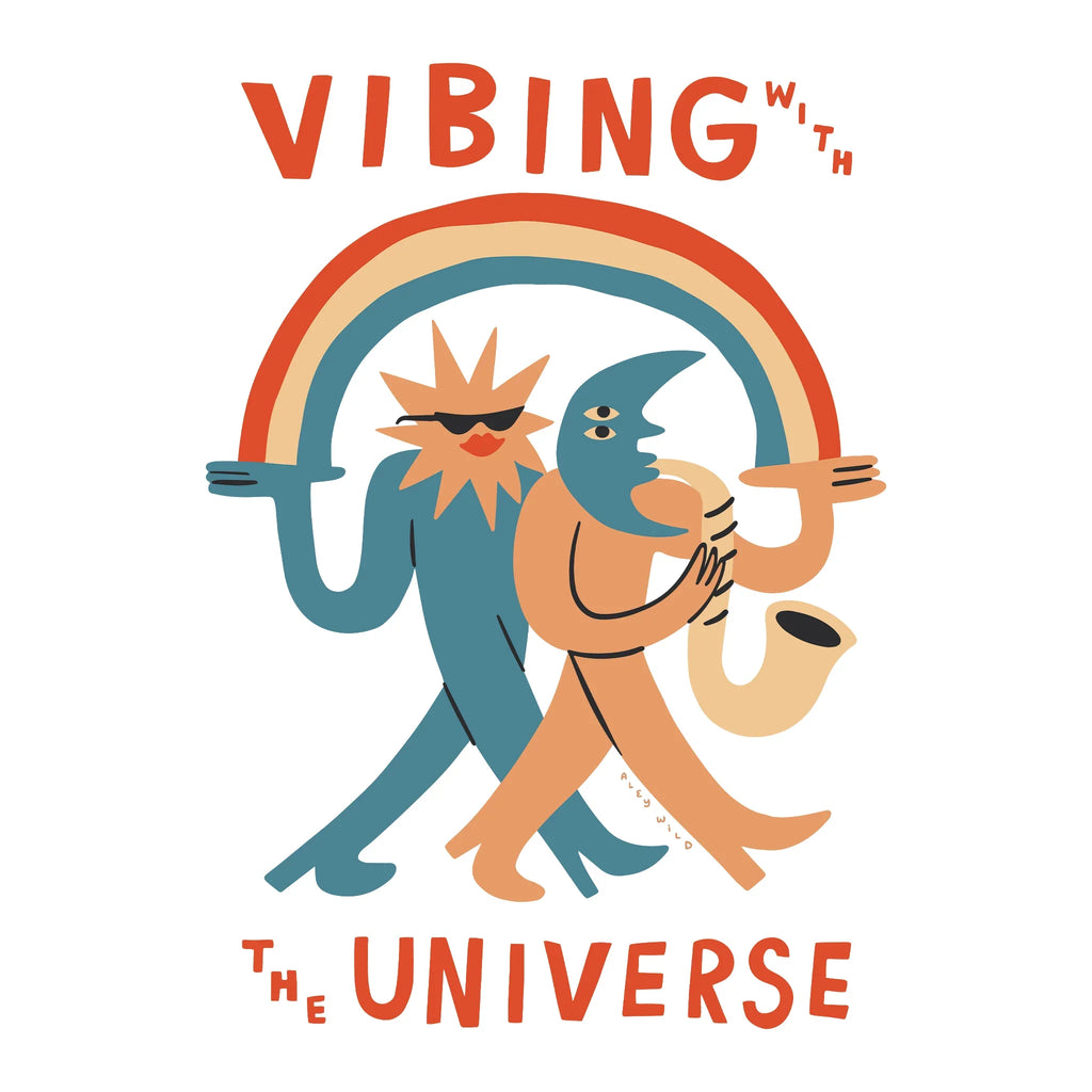 Vibing With The Universe Hoodie T-Shirts, Sweatshirt | CiraTrend.com (Image 3)