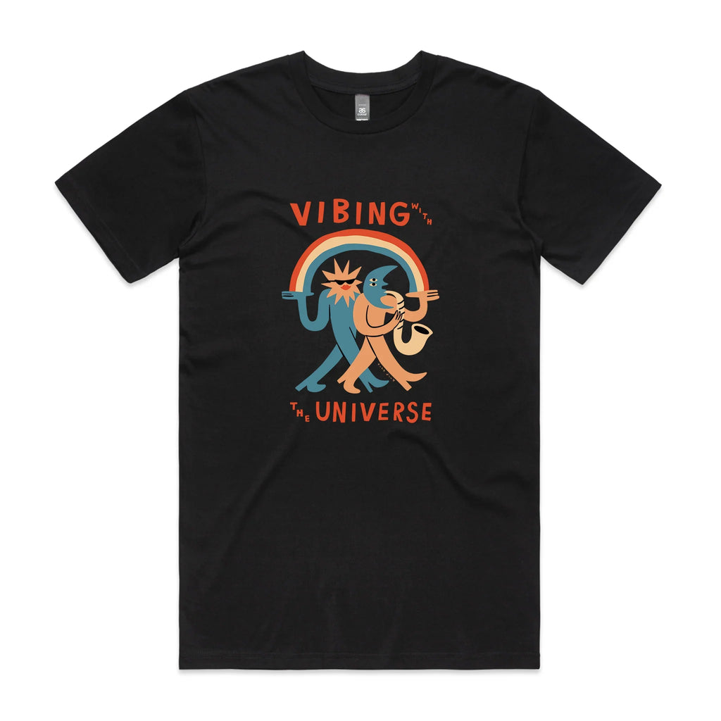 Vibing With The Universe Tee Hoodie, Sweatshirt | CiraTrend.com (Image 2)