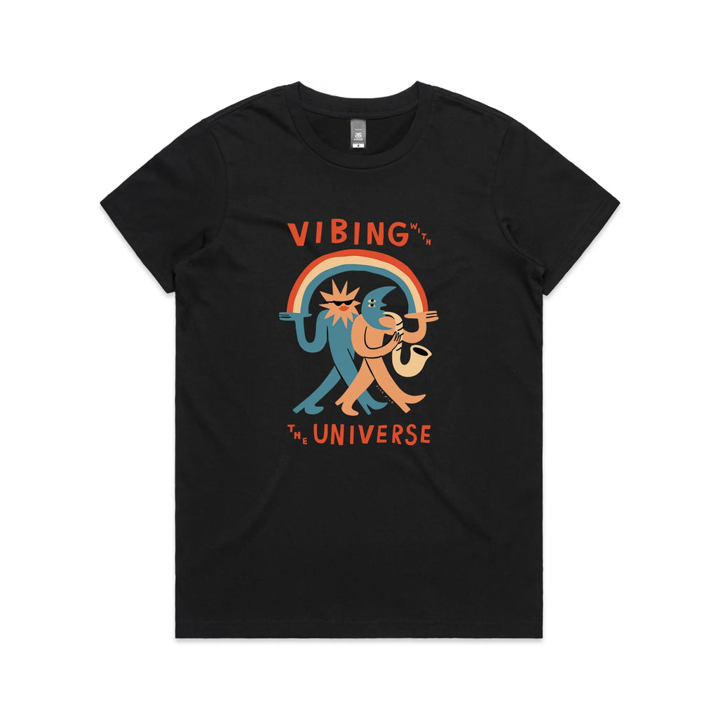 Vibing With The Universe Tee Hoodie, Sweatshirt | CiraTrend.com (Image 5)
