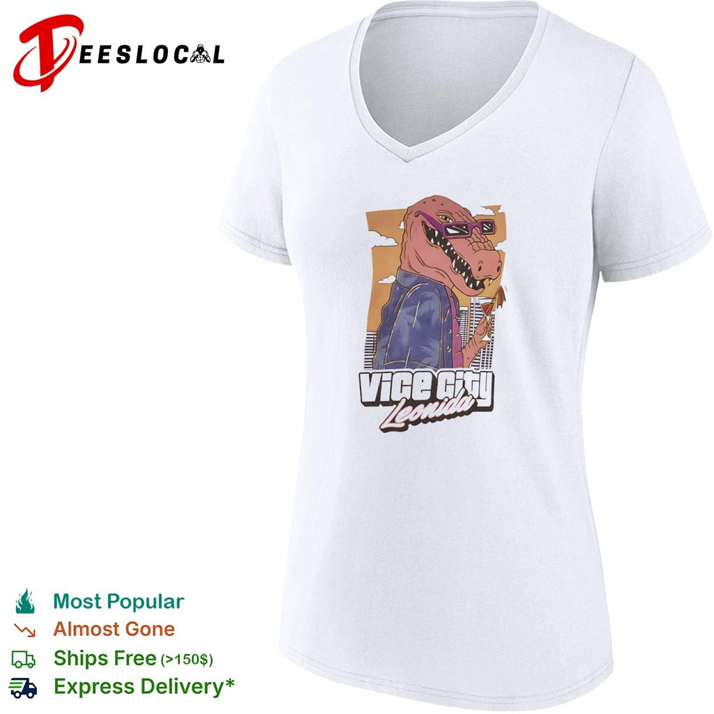 Vice City Leonida crocodile tropical style shirt