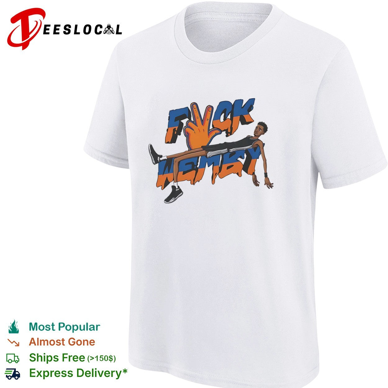 Victor Wembanyama San Antonio Spurs NBA FVCK WEMBY shirt
