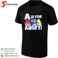 Video game characters a is for angry shirt
