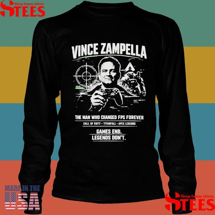 Vince Zampella The Man Who Changed Fps Forever Shirt