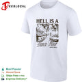 Vincent Mason hell is a dance floor ivory shirt
