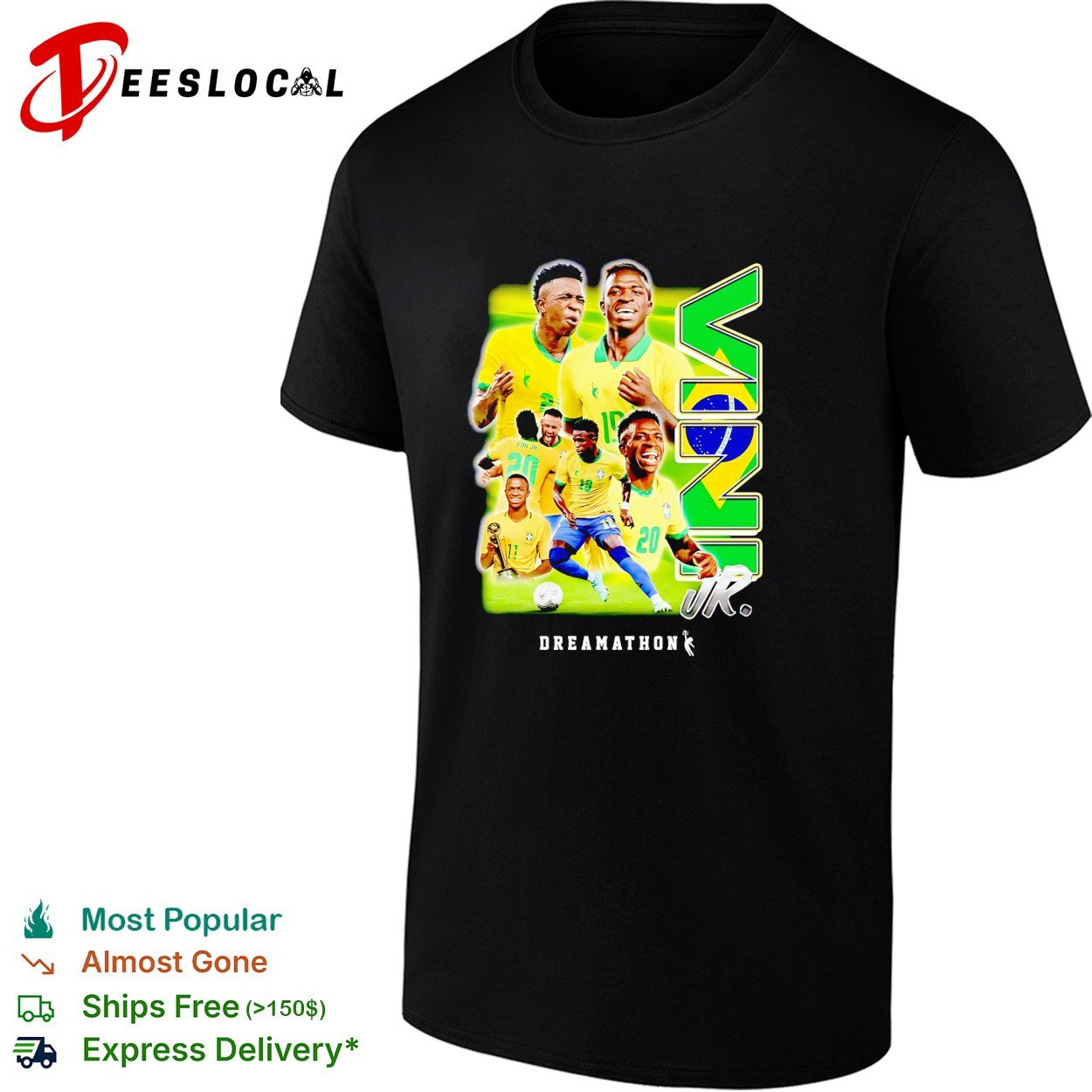 Vini Jr Brazil dreamathon shirt