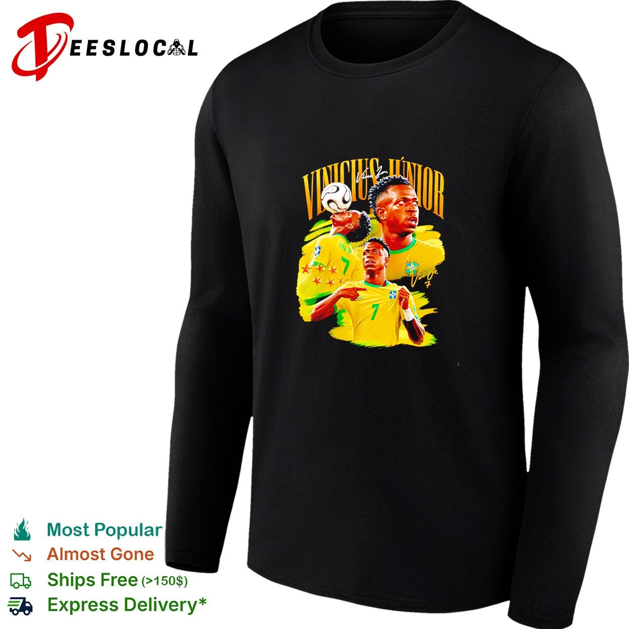 Vinicius Junior Brazil National Football Team Vinicius Junior World Cup 2026 shirt
