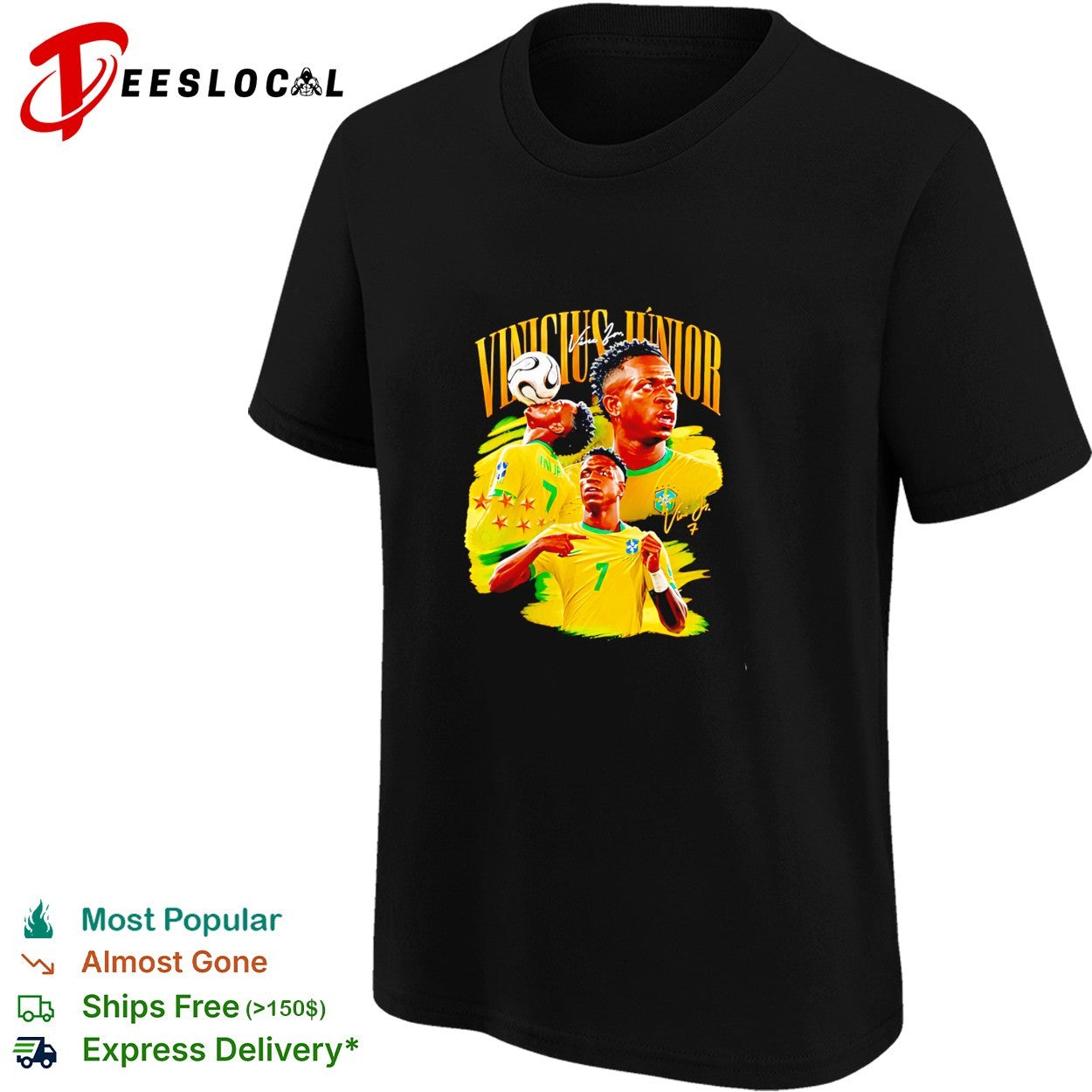 Vinicius Junior Brazil National Football Team Vinicius Junior World Cup 2026 shirt
