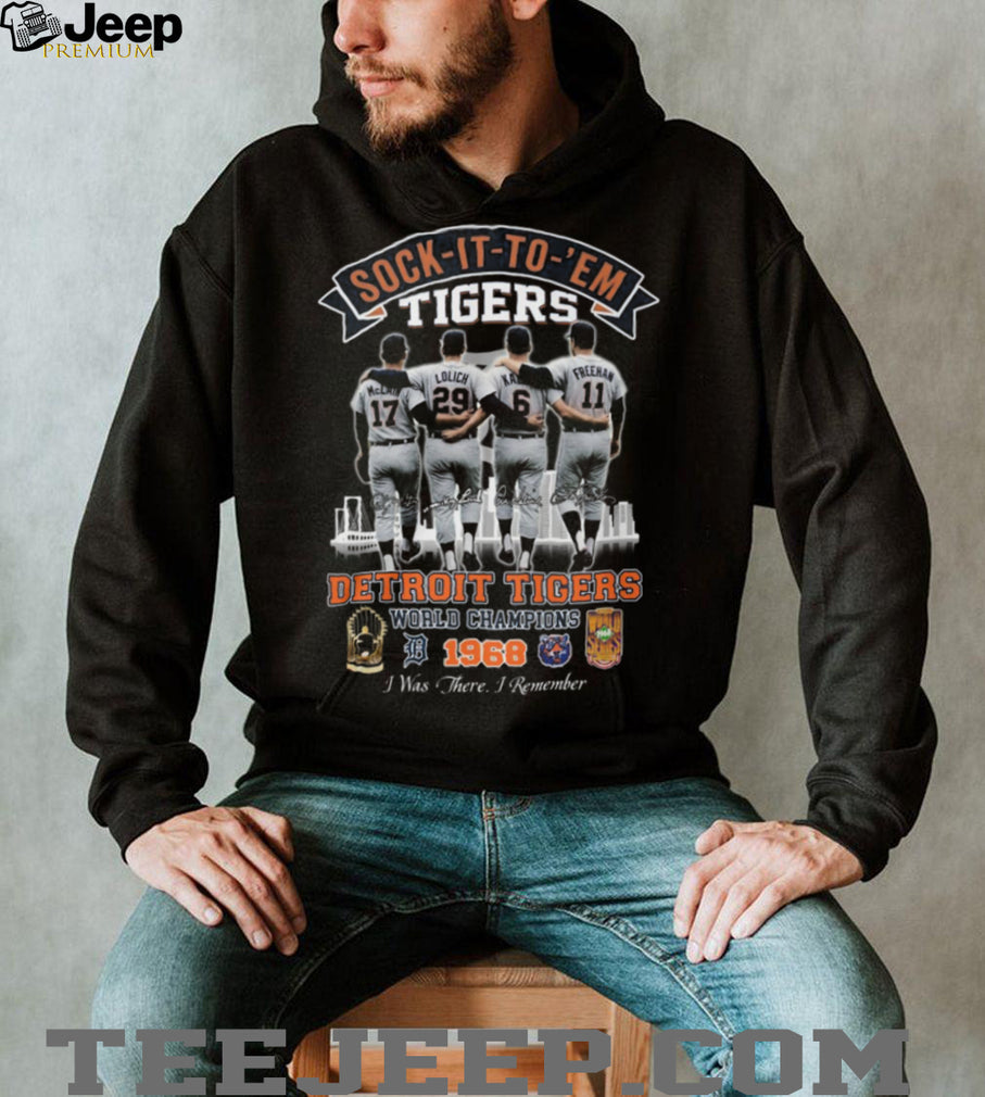 Vintage 1968 Detroit Tigers World Champions “Sock It To ‘Em” Legends T Shirt