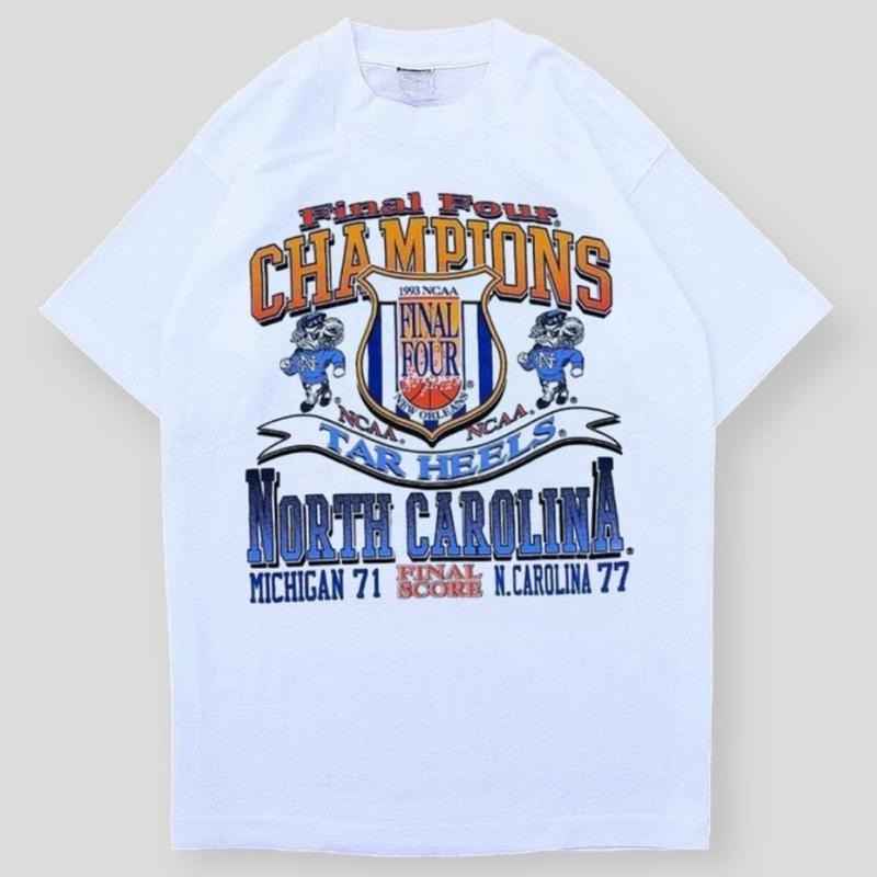 Vintage 1993 Final Four Ncaa Basketball North Carolina Michigan Champions T-Shirt, Sweatshirt, Hoodie | CiraTrend.com