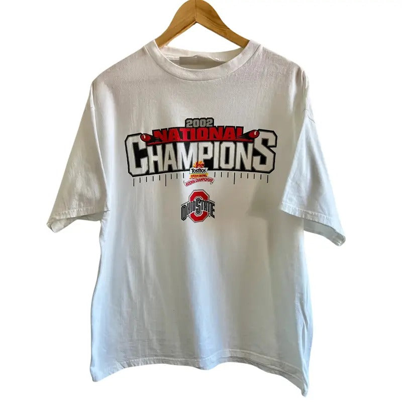 Vintage 2002 Ohio State University Football National Champions T-Shirt Hoodie, Sweatshirt | CiraTrend.com