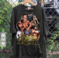 Vintage 90s Graphic Style Dwayne Johnson T-shirt - The Rock SweaT-shirt - American Professional Wrestler Tee For Man and...