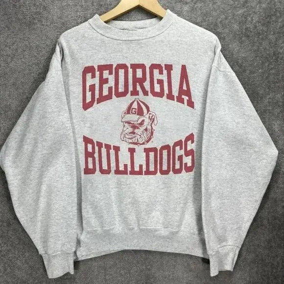 Vintage 90s University of Georgia Bulldogs Sweatshirt, NCAA Georgia Bulldogs Sweaters T-Shirts, Hoodie | CiraTrend.com