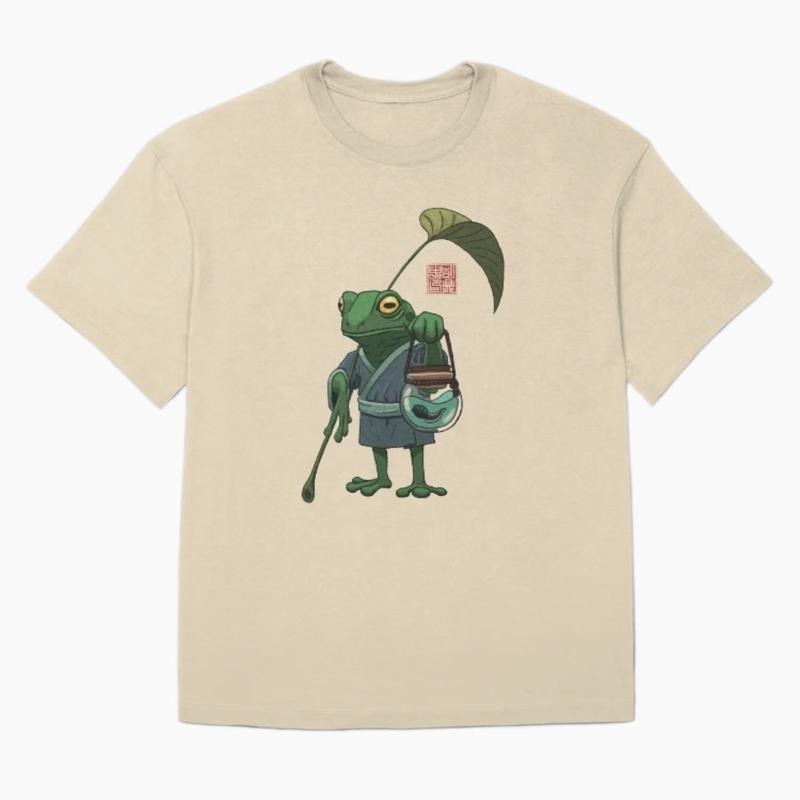 Vintage A Frog and His Son T-Shirt, Art Tee, Frog Shirt, Womenswear, Gift for Women & Men, Unisex Tee, All size, Top,...