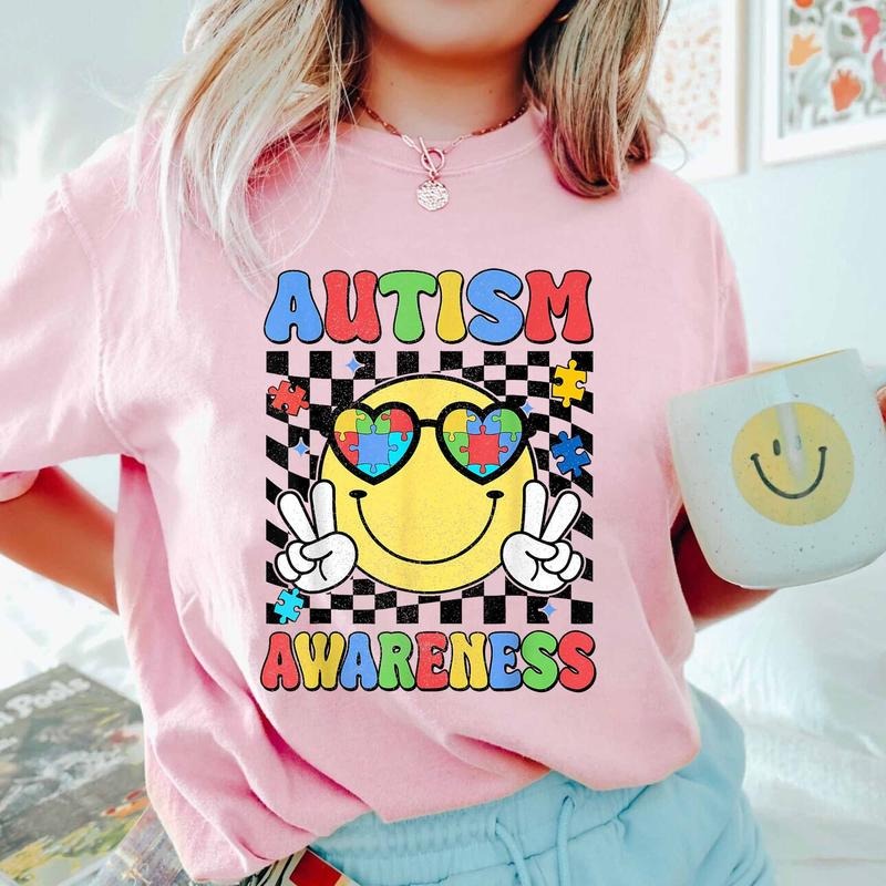 Vintage Autism Tee, Celebrating Diversity And Understanding, Mom Surprise Gift, Mother's Day Outfit Hoodie, Sweatshirt