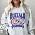 Vintage Buffalo Football Sweatshirt, Buffalo Football Sweatshirt, Vintage Style Buffalo Football Sweatshirt, Sunday...