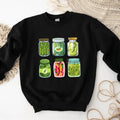 Vintage Canned Pickles Sweatshirt, Pickle Sweater, Pickle Lover Gift Hoodie, Trendy Unisex Pickle Jar Sweater, Canning...