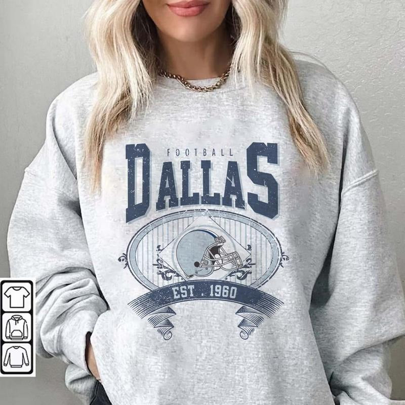 Vintage Dallas Football Sweatshirt T-Shirts, Hoodie | CiraTrend.com