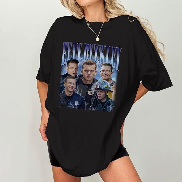 Vintage Evan Buckley | Evan Buckley Homage Shirt | 9-1-1 Movie Shirt Hoodie, Sweatshirt | CiraTrend.com