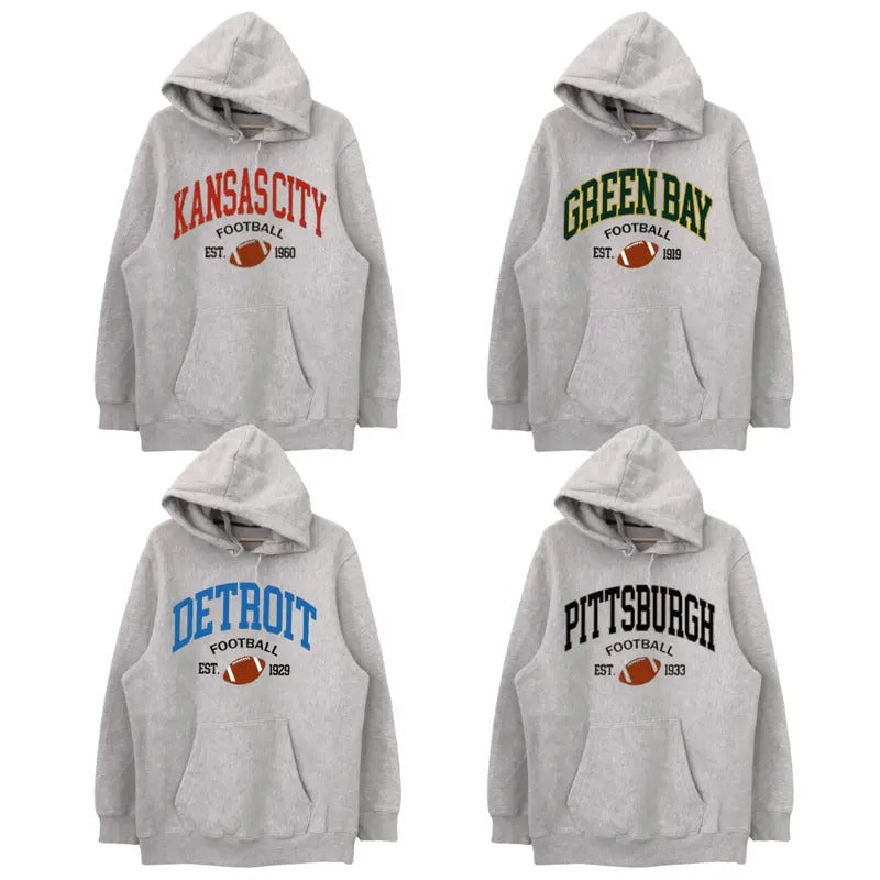 Vintage Football All Team Hoodie, Vintage Football Hoodie Collection, Football Fan Gift, Unisex Hoodie, Retro Sports Fan...