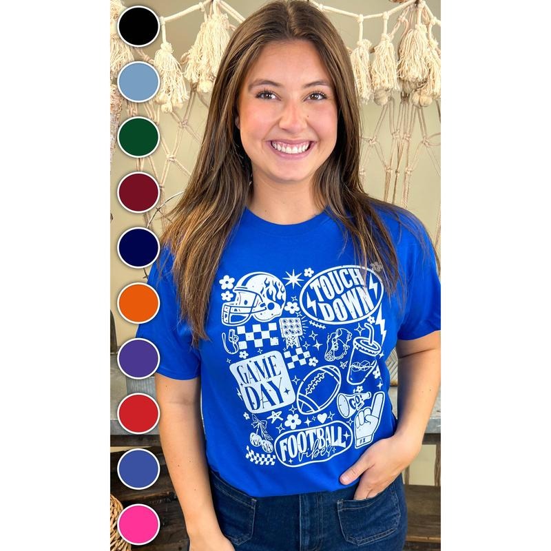 Vintage Football Season Graphic T-Shirt Hoodie, Sweatshirt | CiraTrend.com