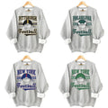Vintage Football Sweatshirt, Unisex Cotton Football Sweatshirt for Fans of All Teams, Football Crewneck Sweatshirt,...