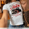 Vintage Funny Scary Movie Get In Loser Halloween Y2k Baby Tee Y2k Shirt Halloween Party Baby Tee Retro 90s Aesthetic Baby...