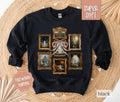 Vintage Ghost Pictures Sweatshirt, Halloween Crewneck, Womens Fall Sweatshirt, Halloween Sweater cute ghost T-Shirts, Hoodie