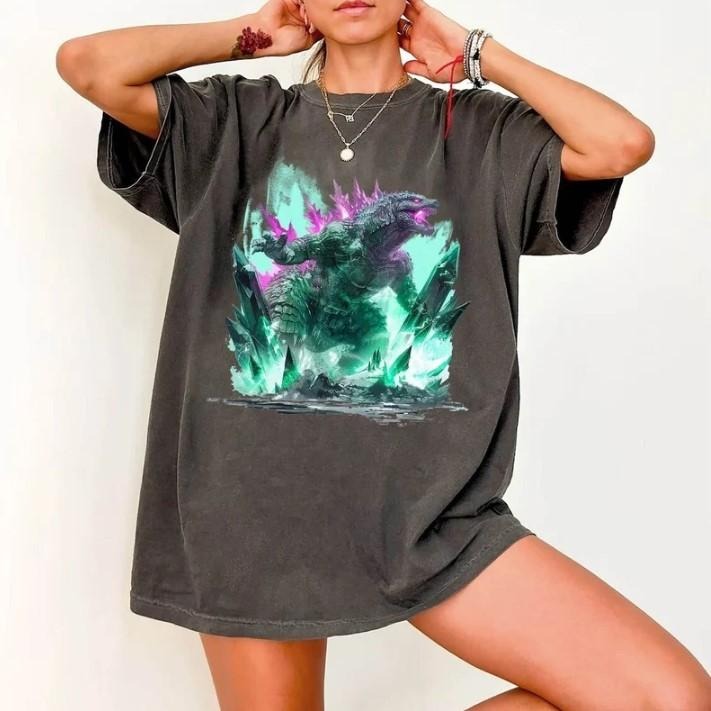 Vintage Godzilla Vs Kong Shirt, Godzilla x Kong The New Empire 2024 Shirt, Godzilla Kong Shirt Hoodie, Sweatshirt