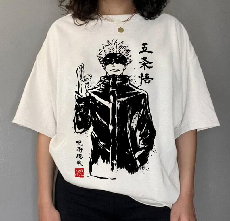 Vintage Gojo Satoru Shirt, Anime Lover Shirt, Anime Sweatshirt, Anime Manga Shirt, Anime Satoru Gift Hoodie | CiraTrend.com