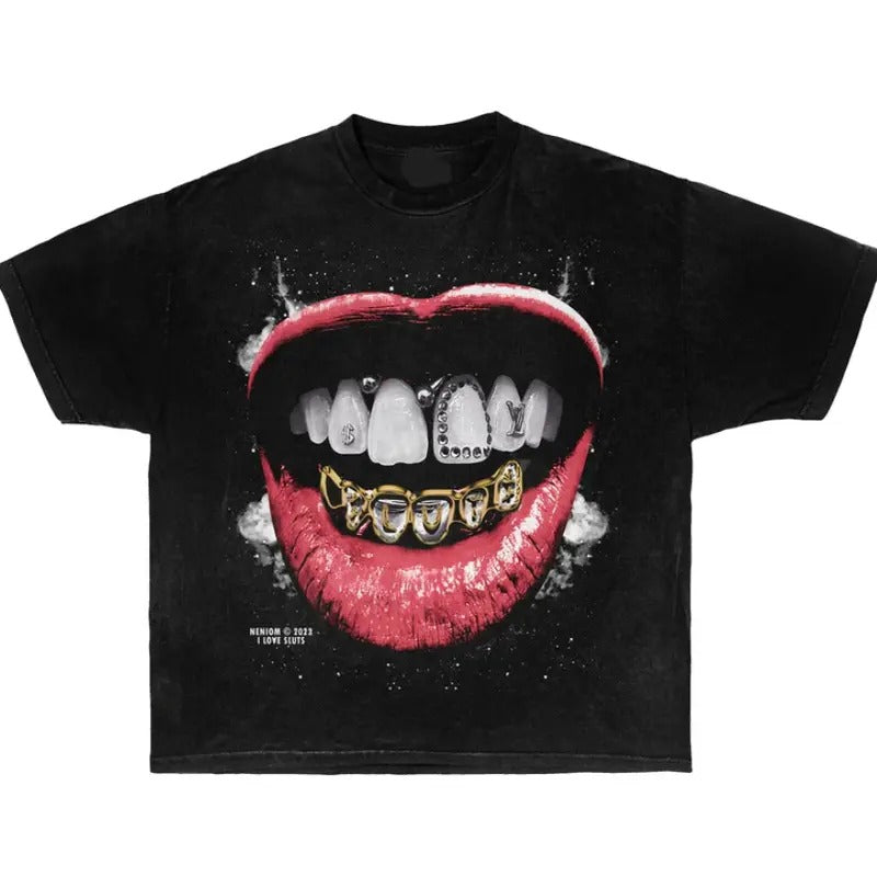 Vintage Grillz I Love  Tee, Fans Shirt Classic Cotton Hoodie, Sweatshirt | CiraTrend.com