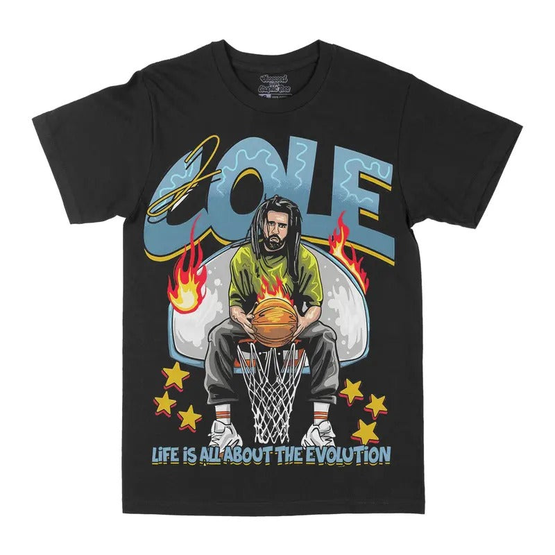 Vintage J Cole Life Is All About The Evolution T-shirt Streetwear Man Hoodie, Sweatshirt | CiraTrend.com