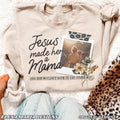 Vintage Jesus Made Her A Mama Sweatshirt, Gift For Mom, Praying Mama Shirt, Jesus Mother's Day Shirt Hoodie | CiraTrend.com