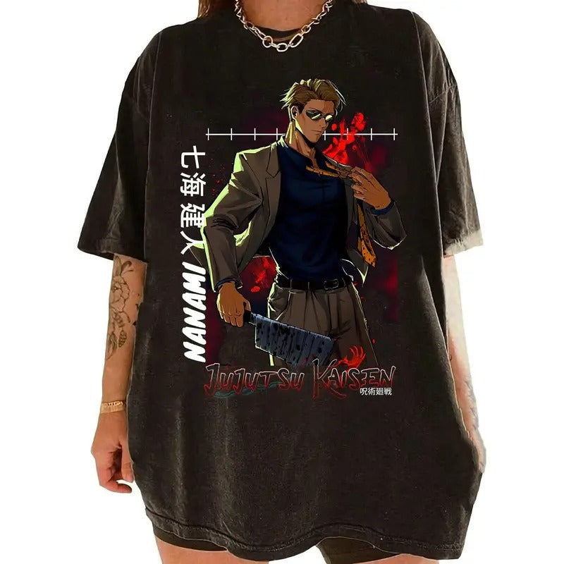 Vintage Kento Nanami Tee, Anime Nostalgia at Its Best Sweatshirt, Hoodie, Comfort Colors | CiraTrend.com