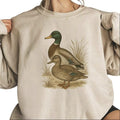 Vintage Mallard Duck Hunting Season Hoodie Unisex Sweatshirt T-shirt Cotton Pullover Womenswear | CiraTrend.com