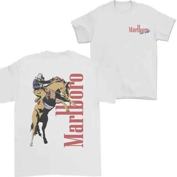 Vintage Marlboro Cowboy Wild West T-Shirt, Unisex T-Shirt, Gift For Her, Gift For Him Hoodie, Sweatshirt | CiraTrend.com