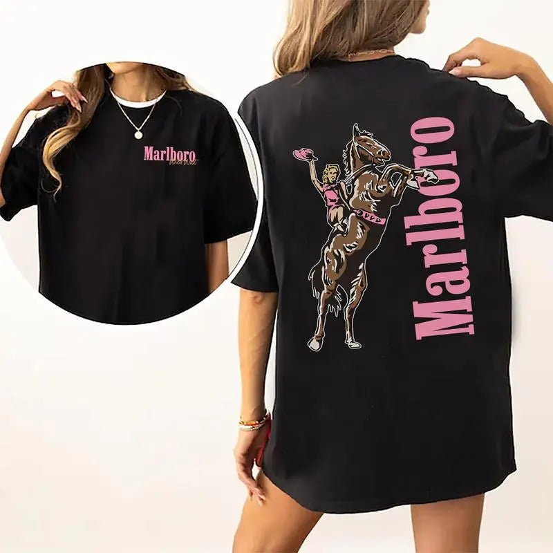 Vintage Marlboro Cowgirl Wird West T-Shirt, Unisex Tshirt For Men And Women, Women's Tshirt, Men's Tshirt Hoodie, Sweatshirt