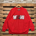Vintage NCAA Miami RedHawks Sweatshirt Redhawks Pullover Sweater Redhawks Crewneck Jumper Miami Redhawks Embroidery...