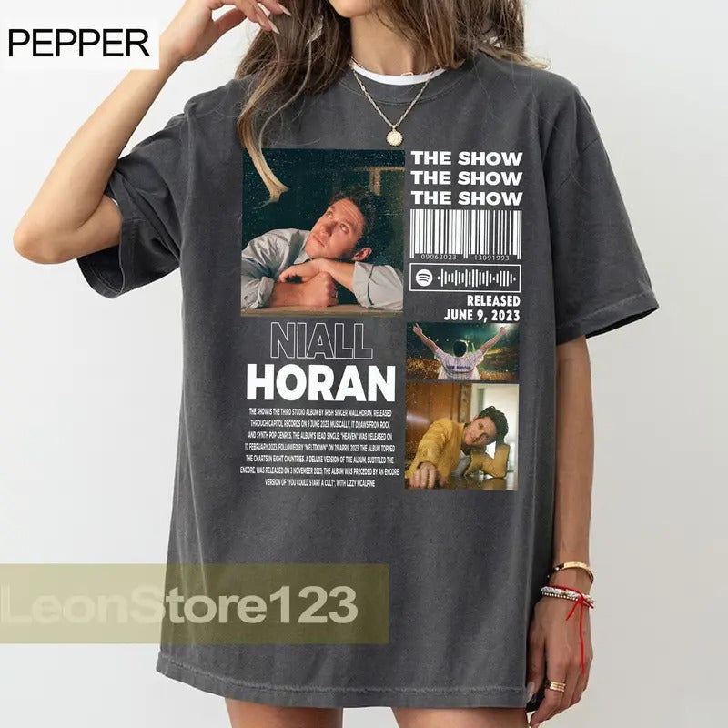 Vintage Niall Horan T-Shirt, The Show Tour 2024 T-Shirt, The Show Album 90s Tee Hoodie, Sweatshirt | CiraTrend.com