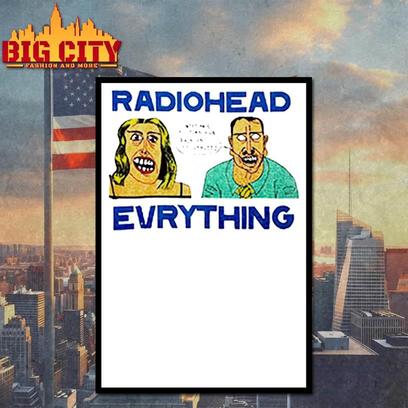 Vintage Radiohead Everything Shirt